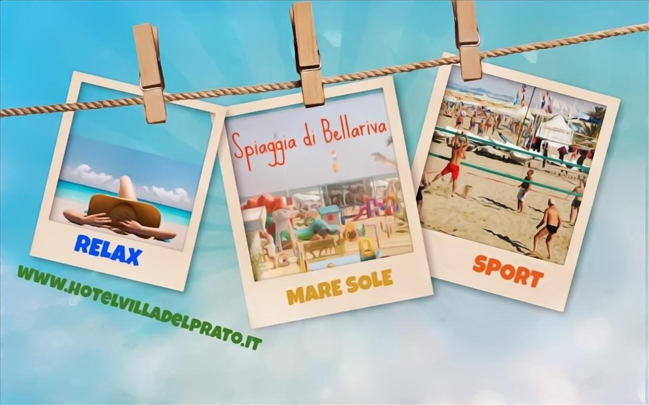 Hotel Villa Del Prato Cucina Romagnola E Possibilita Pacchetto Spiaggia Bellariva Di Rimini Экстерьер фото